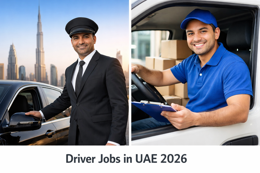 Driver Jobs in UAE 2026 – Salary, Visa Sponsorship & How to Apply