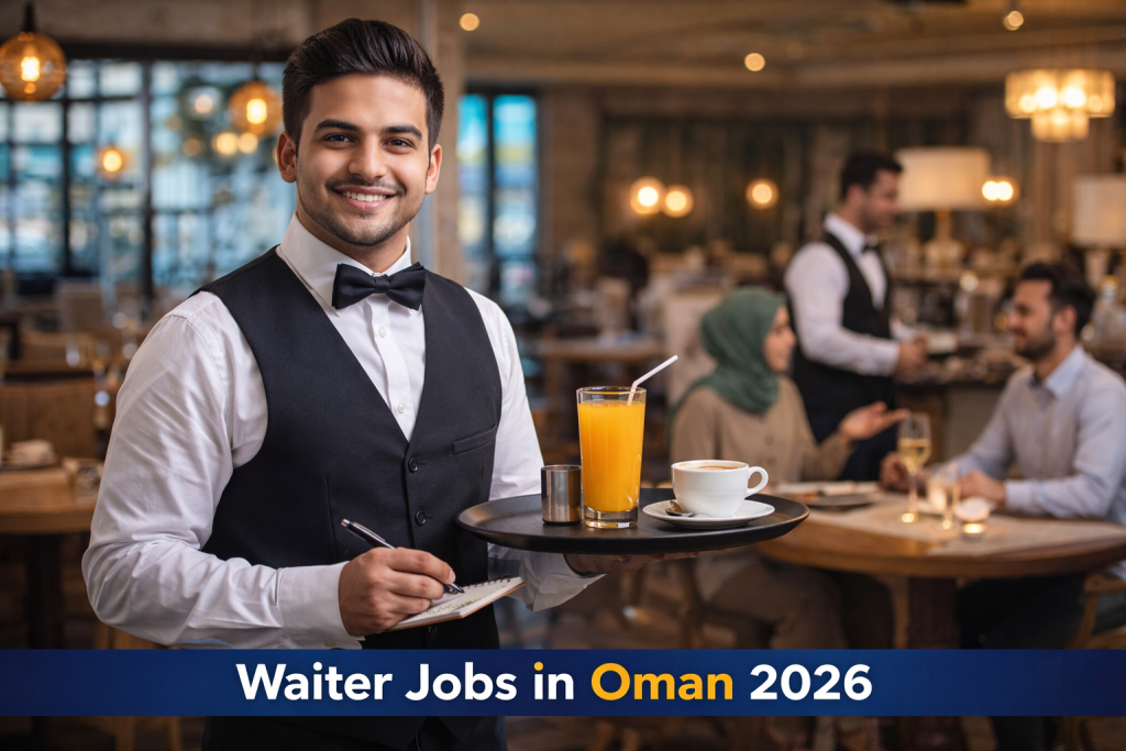 Waiter Jobs in Oman 2026  Apply Online Salary Requirements & Direct Job Link